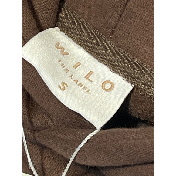 Wilo The Label Hoodie Leggings Set Womens S Brown Cotton Wellness Club New - Picture 4 of 16